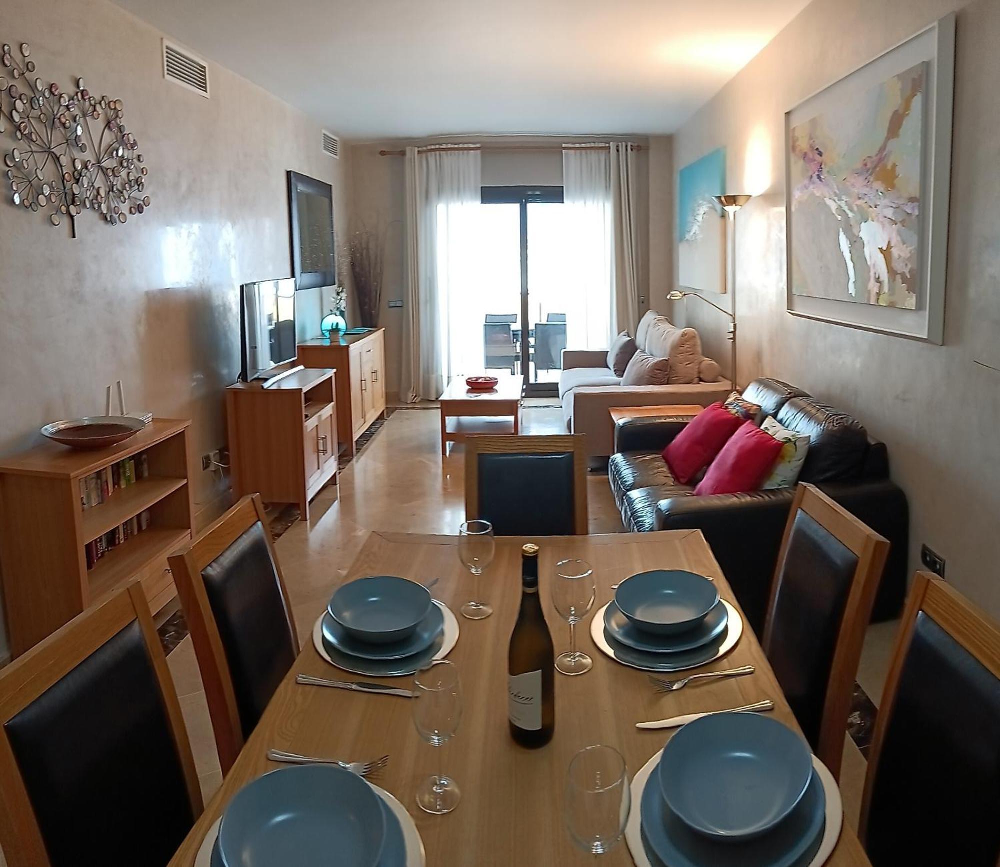 Lovely Apartment With Pool & Sea Views - Marina Del Castillo 2129 马尼尔瓦 外观 照片